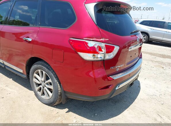 5N1AR2MM0GC613887 2016 NISSAN PATHFINDER Red Front view