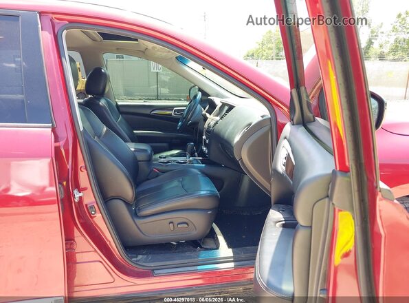 5N1AR2MM0GC613887 2016 NISSAN PATHFINDER Red Front interior view