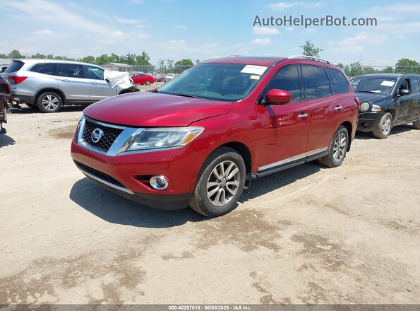 5N1AR2MM0GC613887 2016 NISSAN PATHFINDER Red Front left