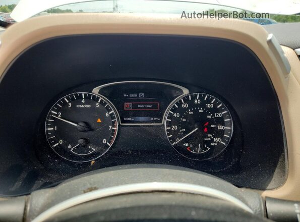 5N1AR2MM0GC630706 2016 NISSAN PATHFINDER White Instrument cluster view