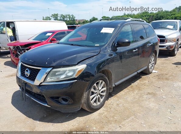 5N1AR2MM0GC643181 2016 NISSAN PATHFINDER Black წინა მარცხენა ხედი სამი მეოთხედიდან
