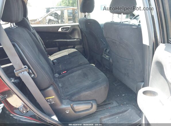 5N1AR2MM0GC643181 2016 NISSAN PATHFINDER Black VIN კოდის სტიკერის ხედი