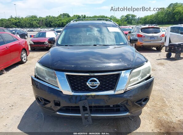 5N1AR2MM0GC643181 2016 NISSAN PATHFINDER Black ხელსაწყოთა პანელის ხედი