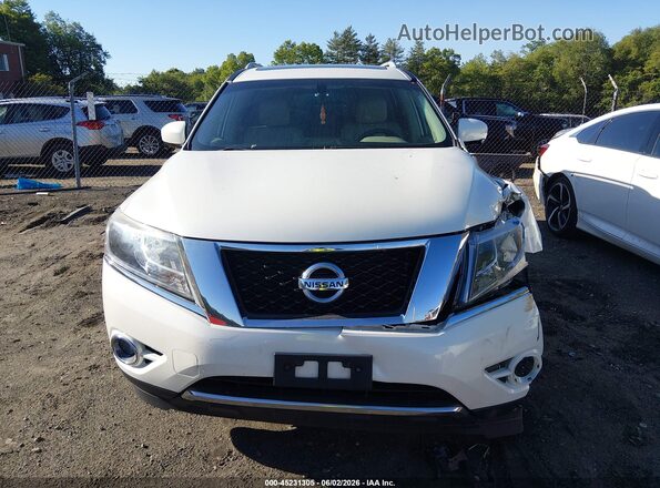 5N1AR2MM2GC634014 2016 NISSAN PATHFINDER White Առջևի վահանակի տեսք