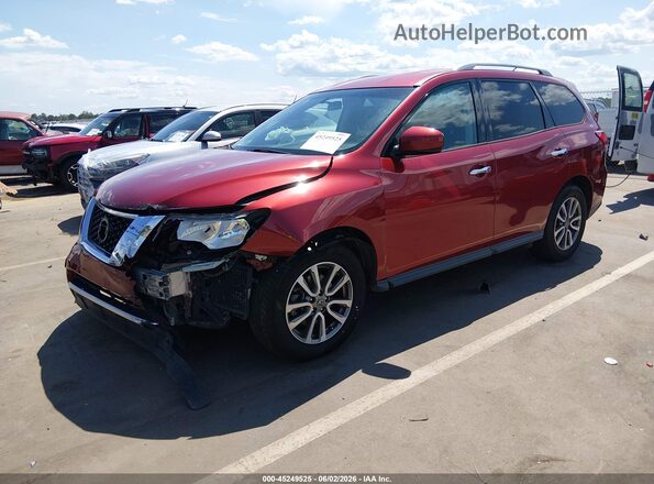 5N1AR2MM3GC606187 2016 NISSAN PATHFINDER Red Vista tres cuartos delantera izquierda
