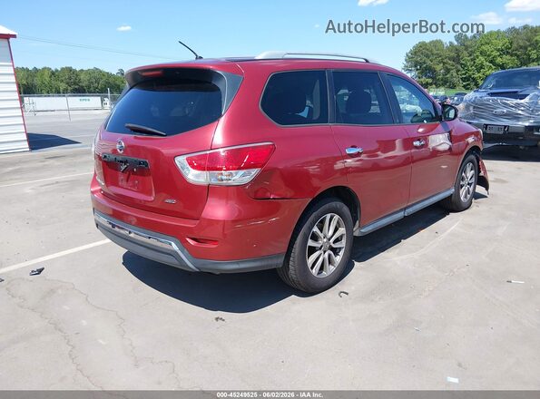 5N1AR2MM3GC606187 2016 NISSAN PATHFINDER Red Trasero derecho