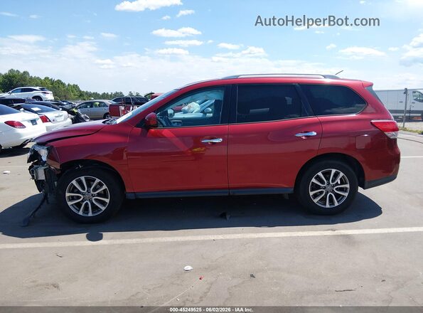 5N1AR2MM3GC606187 2016 NISSAN PATHFINDER Red Vista interior de 360 grados