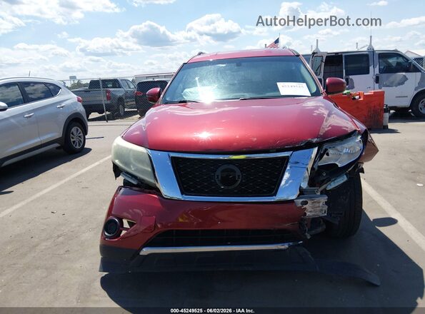 5N1AR2MM3GC606187 2016 NISSAN PATHFINDER Red Vista del cuadro de instrumentos
