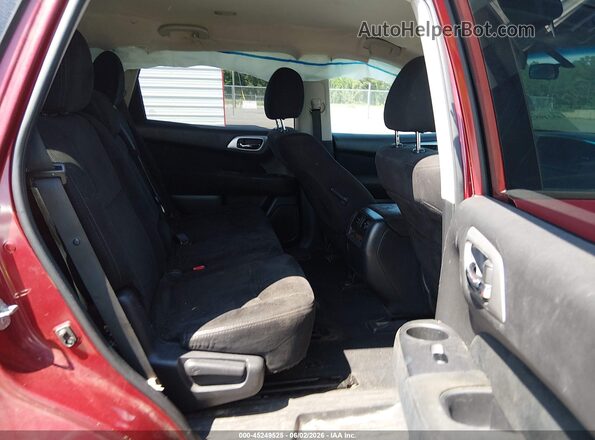 5N1AR2MM3GC606187 2016 NISSAN PATHFINDER Red Vista de la etiqueta del VIN