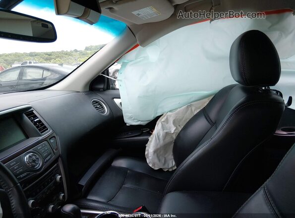 5N1AR2MM3GC667989 2016 NISSAN PATHFINDER Black Вид салону спереду