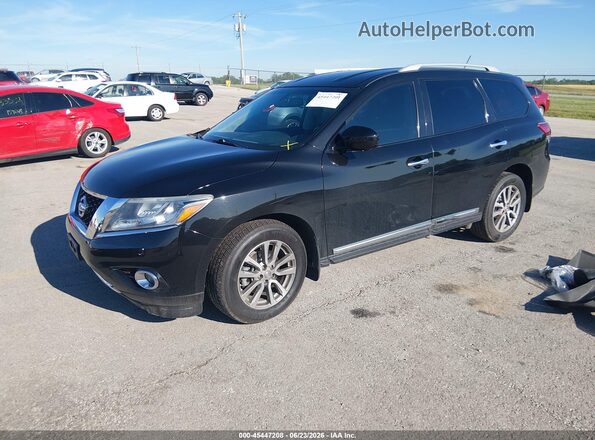 5N1AR2MM4GC650862 2016 NISSAN PATHFINDER Black წინა მარცხენა ხედი სამი მეოთხედიდან