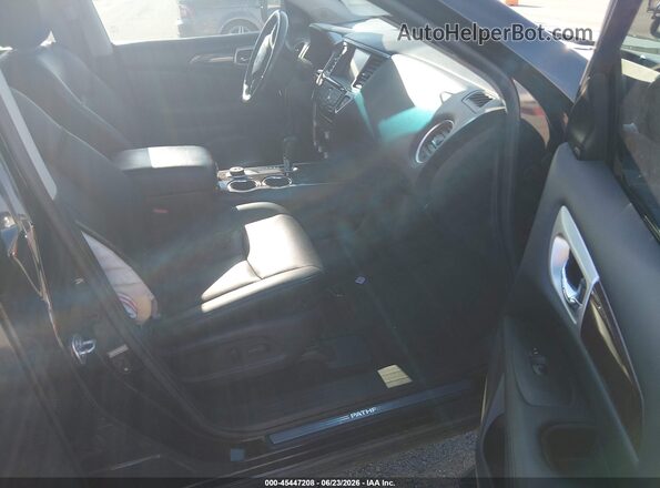 5N1AR2MM4GC650862 2016 NISSAN PATHFINDER Black წინა სალონის ხედი