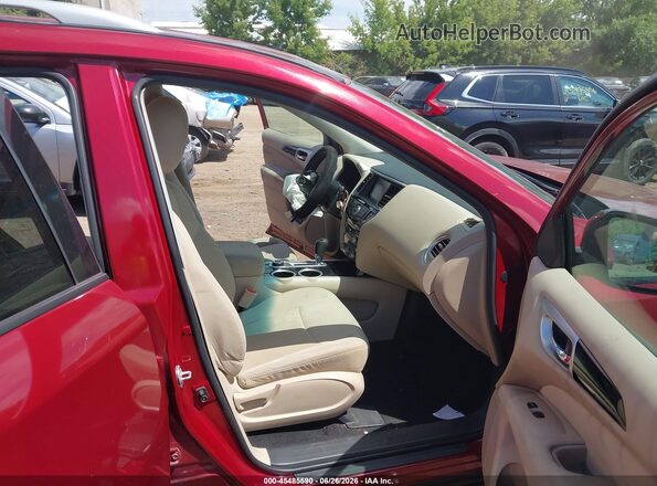 5N1AR2MM4GC670044 2016 NISSAN PATHFINDER Red წინა სალონის ხედი