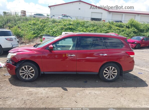 5N1AR2MM4GC670044 2016 NISSAN PATHFINDER Red სალონის 360-გრადუსიანი ხედი