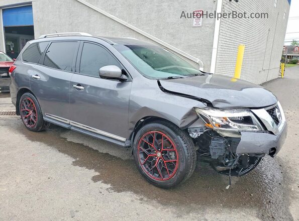 5N1AR2MM6GC605521 2016 NISSAN PATHFINDER Gray Передня права чверть