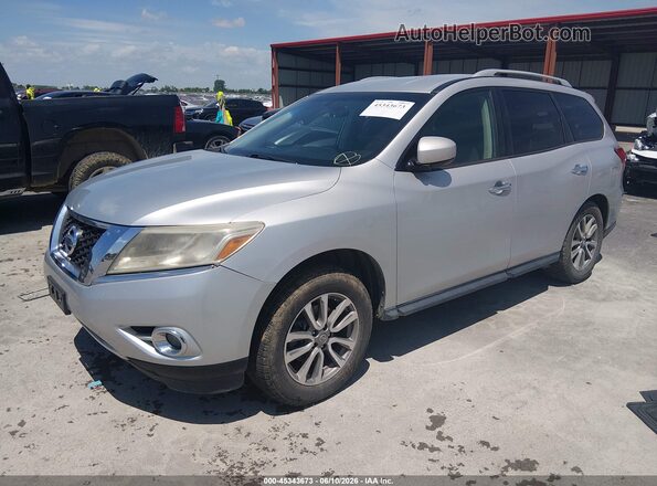 5N1AR2MM6GC648370 2016 NISSAN PATHFINDER Silver Передня ліва чверть
