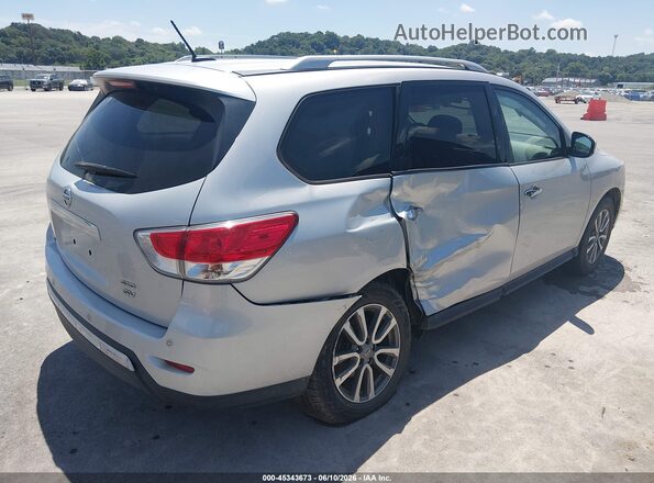 5N1AR2MM6GC648370 2016 NISSAN PATHFINDER Silver Задня права чверть