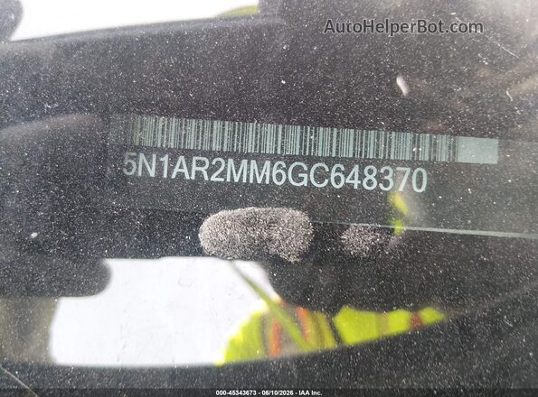 5N1AR2MM6GC648370 2016 NISSAN PATHFINDER Silver Вид підкапотного простору