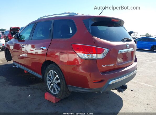 5N1AR2MM6GC650958 2016 NISSAN PATHFINDER Burgundy უკანა მარცხენა