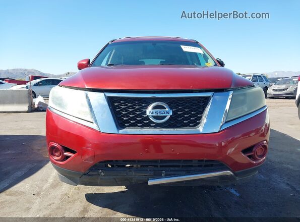 5N1AR2MM6GC650958 2016 NISSAN PATHFINDER Burgundy წინა ხედი