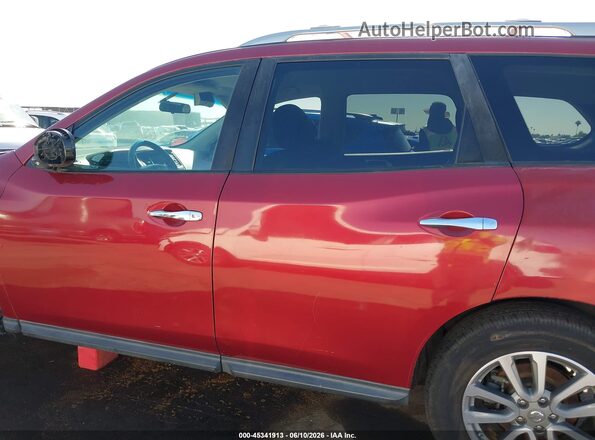5N1AR2MM6GC650958 2016 NISSAN PATHFINDER Burgundy უკანა სალონის ხედი
