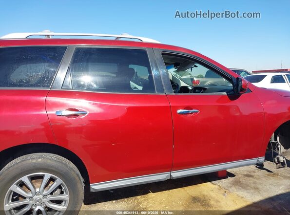 5N1AR2MM6GC650958 2016 NISSAN PATHFINDER Burgundy ხელსაწყოთა პანელის ხედი