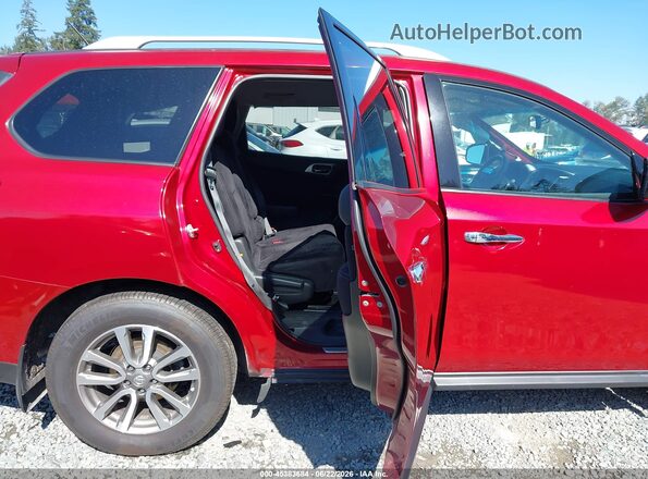 5N1AR2MM7GC600795 2016 NISSAN PATHFINDER Red VIN կոդի պիտակի տեսք