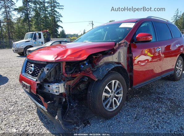 5N1AR2MM7GC600795 2016 NISSAN PATHFINDER Red Դիմացի տեսք