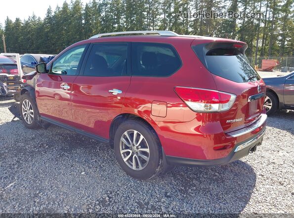5N1AR2MM7GC600795 2016 NISSAN PATHFINDER Red Հետևի ձախ