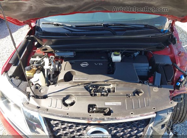 5N1AR2MM7GC600795 2016 NISSAN PATHFINDER Red Հետևի տեսք