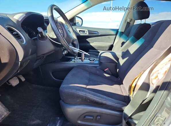 5N1AR2MM8GC605682 2016 NISSAN PATHFINDER Gray წინა სალონის ხედი