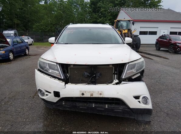 5N1AR2MM8GC637287 2016 NISSAN PATHFINDER White Widok wnętrza z tyłu