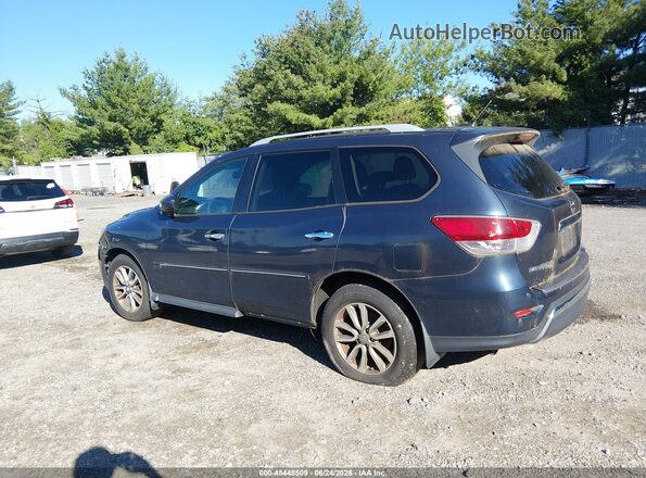 5N1AR2MM9GC614830 2016 NISSAN PATHFINDER Синий Задняя левая четверть