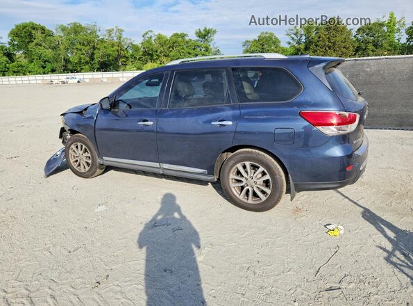 5N1AR2MM9GC627187 2016 NISSAN PATHFINDER Синий Задняя левая четверть