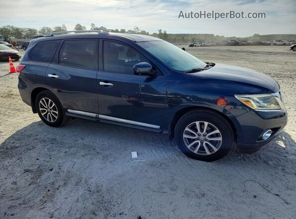5N1AR2MM9GC627187 2016 NISSAN PATHFINDER Синий Передняя правая четверть