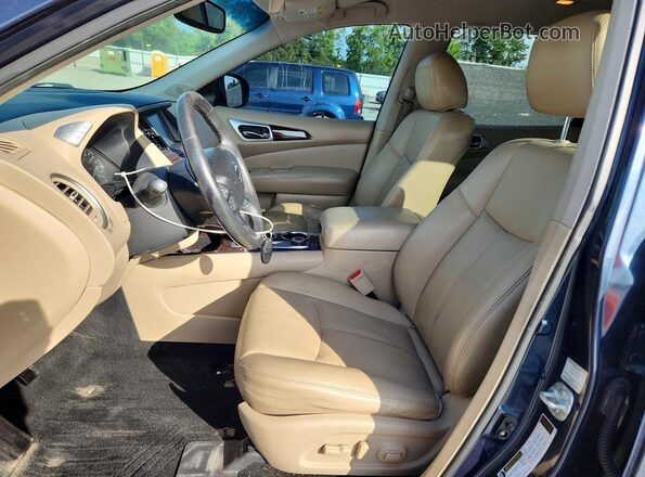5N1AR2MM9GC627187 2016 NISSAN PATHFINDER Синий Вид салона спереди