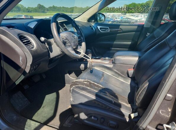 5N1AR2MN0GC614546 2016 NISSAN PATHFINDER Gray Вид салону спереду