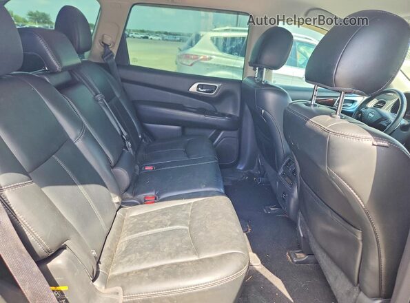 5N1AR2MN0GC622999 2016 NISSAN PATHFINDER Black უკანა სავარძლების ხედი