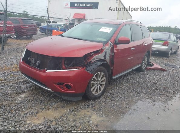 5N1AR2MN3GC644561 2016 NISSAN PATHFINDER Burgundy 