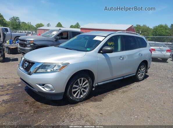 5N1AR2MN4GC602108 2016 NISSAN PATHFINDER Silver წინა მარცხენა ხედი სამი მეოთხედიდან