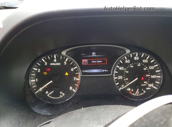 5N1AR2MN5GC615031 2016 NISSAN PATHFINDER Silver Вид щитка приладів