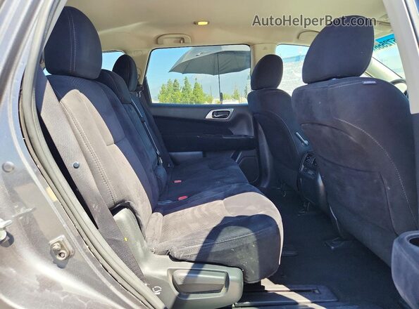 5N1AR2MN5GC619211 2016 NISSAN PATHFINDER Gray უკანა სალონის ხედი