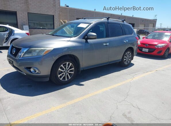 5N1AR2MN5GC624022 2016 NISSAN PATHFINDER Серый Передняя левая четверть