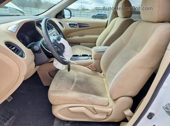 5N1AR2MN5GC670255 2016 NISSAN PATHFINDER White Vista interior delantera