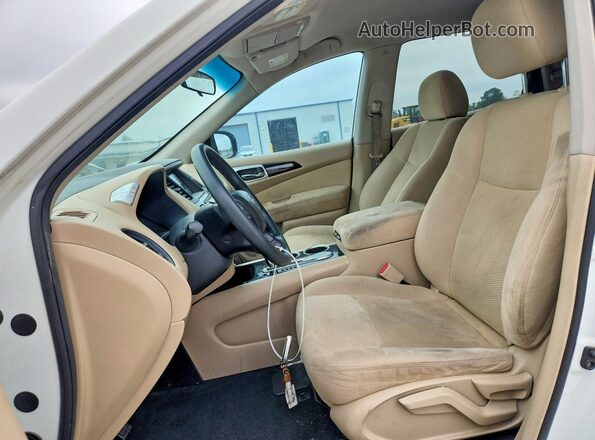 5N1AR2MN6GC607729 2016 NISSAN PATHFINDER White წინა სალონის ხედი