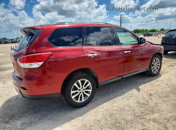5N1AR2MN6GC635627 2016 NISSAN PATHFINDER Red Задня права чверть