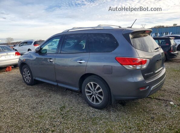 5N1AR2MN7GC663761 2016 NISSAN PATHFINDER Gray Trasero izquierdo