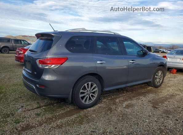 5N1AR2MN7GC663761 2016 NISSAN PATHFINDER Gray Trasero derecho