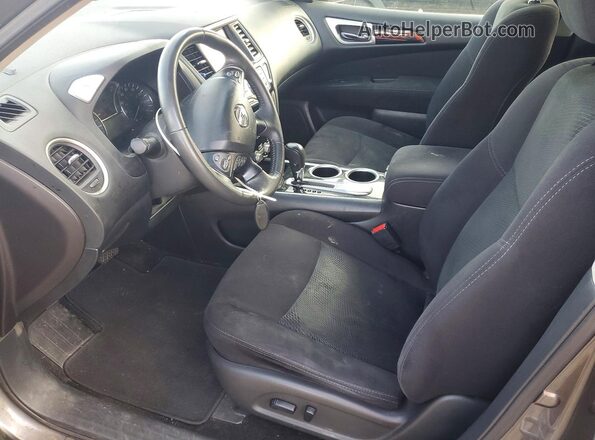 5N1AR2MN7GC663761 2016 NISSAN PATHFINDER Gray Vista interior delantera