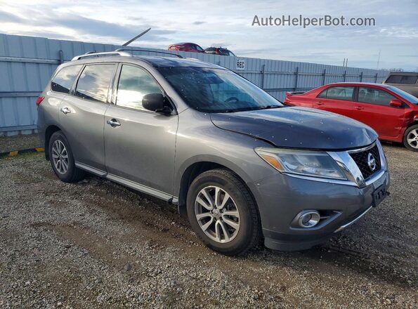 5N1AR2MN7GC663761 2016 NISSAN PATHFINDER Gray Delantero derecho